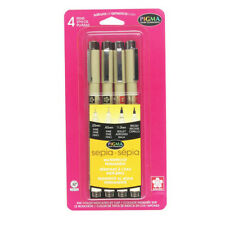 225x225 sakura piece pigma clam drawing brush pen set, sepia