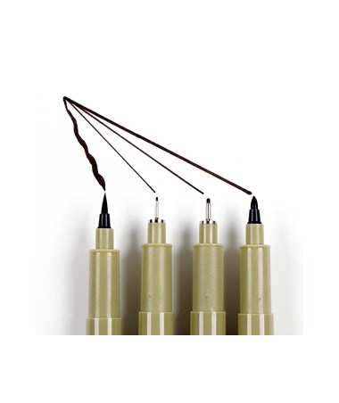 380x452 sakura pigma sepia drawing set