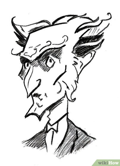 404x559 How To Draw Count Olaf From A Series Of Unfortunate Events