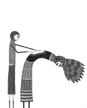 281x350 Laylah Ali Drawings From The Typology Series In Iowa Magazine