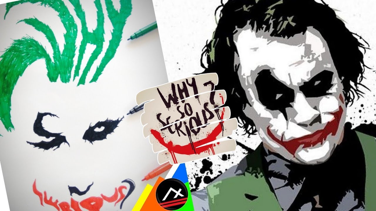 1280x720 How To Draw Joker Face