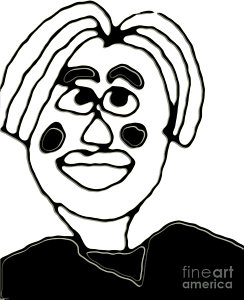 244x300 Serious Dude Drawing