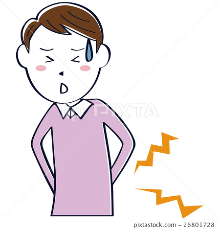 450x468 Cute Man In Line Drawing Gentle And Serious Upper Body Back Pain