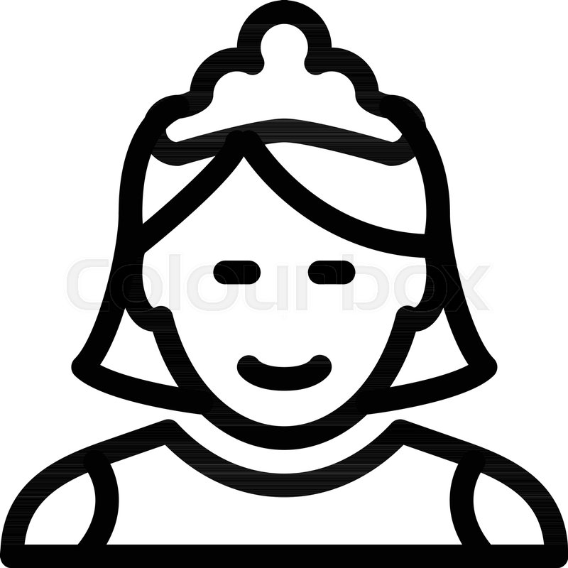 800x800 female servant maid stock vector colourbox