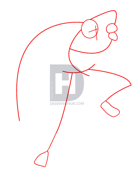 561x720 How To Draw Jiraiya, Step