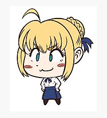 210x230 saber servant drawing photographic prints redbubble