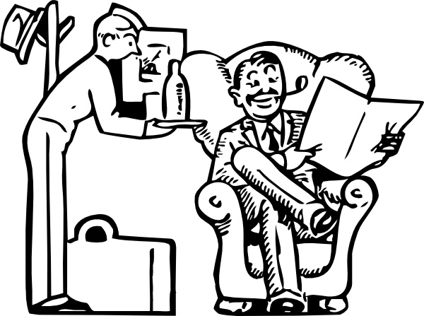 600x447 Johnny Automatic Hotel Service Clip Art Free Vector In Open Office