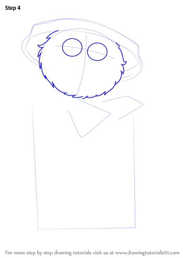 598x844 Learn How To Draw Oscar The Grouch From Sesame Street