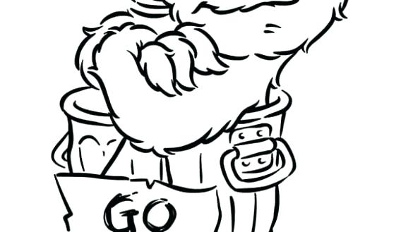 585x329 regular oscar coloring pages ideal oscar grouch coloring