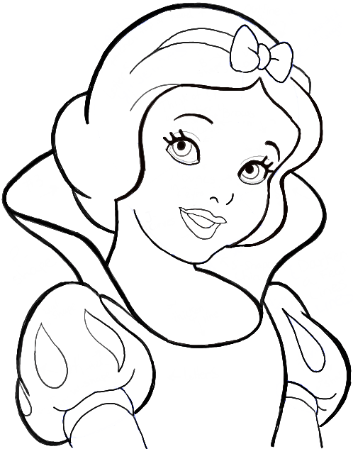 498x633 how to draw snow white from disney's snow white and the seven