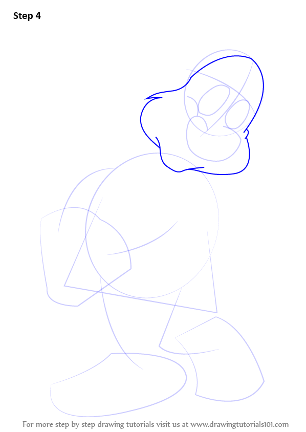 598x844 Learn How To Draw Bashful Dwarf From Snow White And The Seven