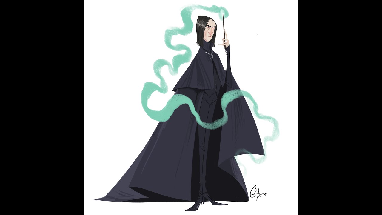 1280x720 Speed Drawing Severus Snape