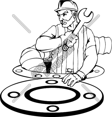480x500 sewer clipart and vectorart construction