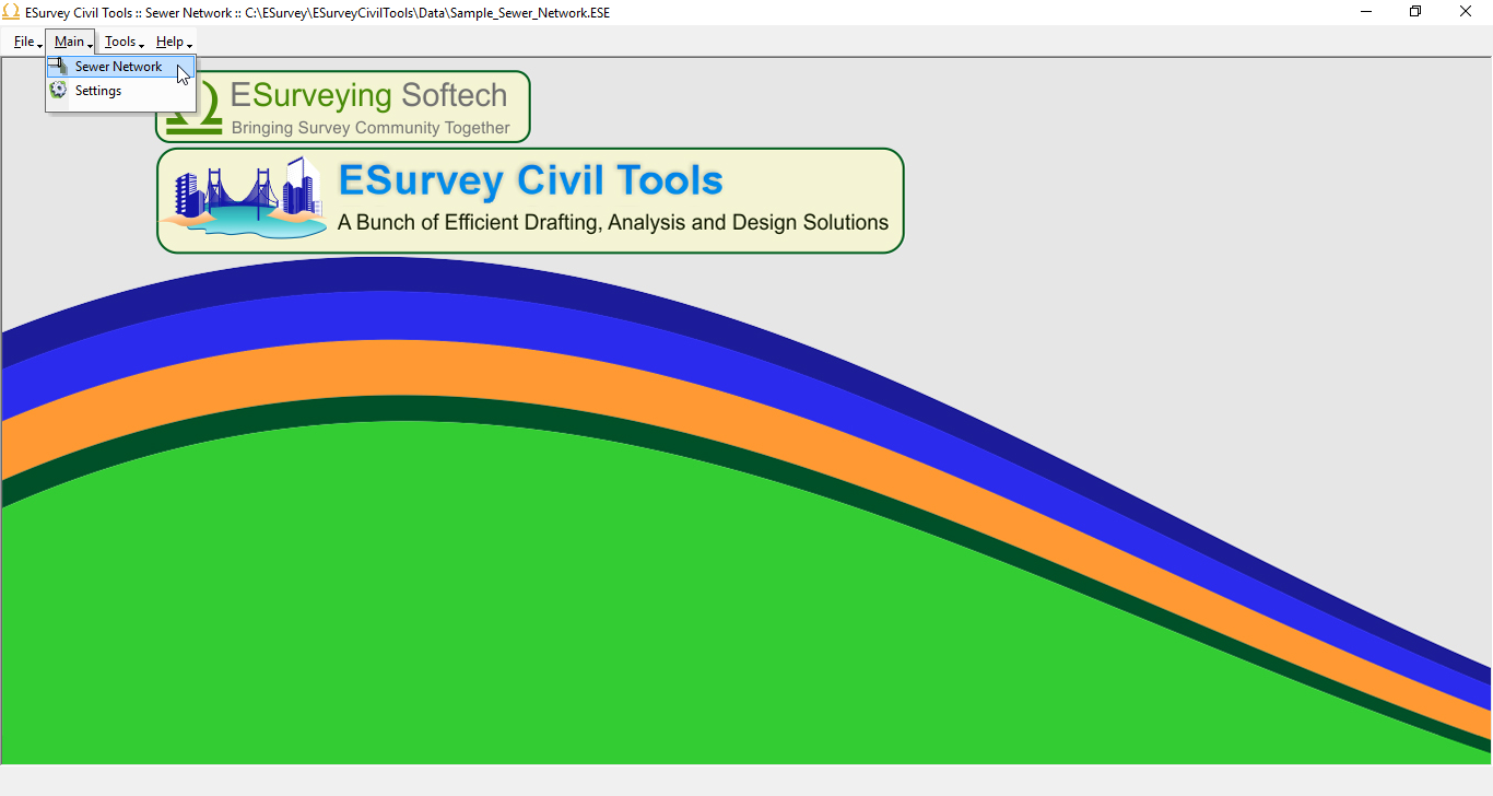 1366x728 software for designing optimum sewer network as per cpheeo