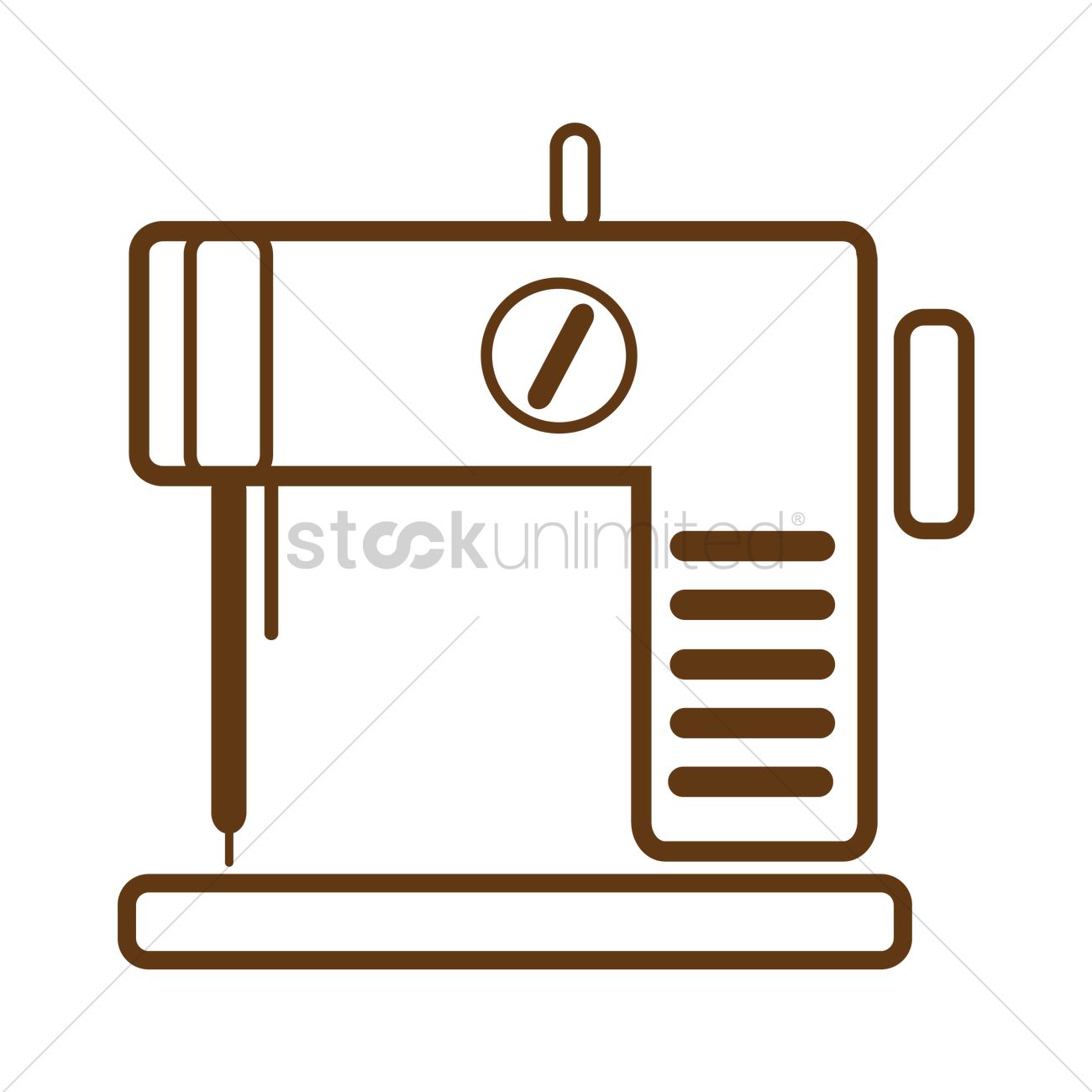 1300x1300 Free Sewing Machine Vector Image