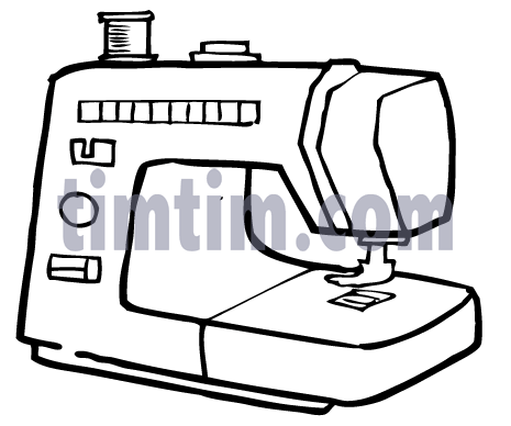 465x388 Free Drawing Of A Sewing Machine Bw From The Category Hobby