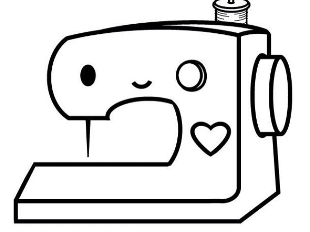 640x480 Sewing Machine Clipart