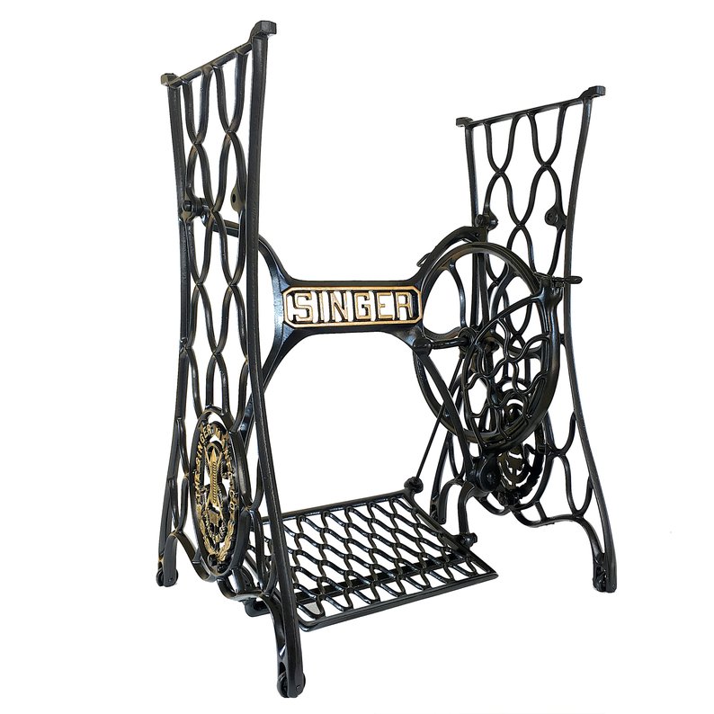 794x794 Singer Sewing Machine Treadle Table Cast Iron Stand Legs Etsy