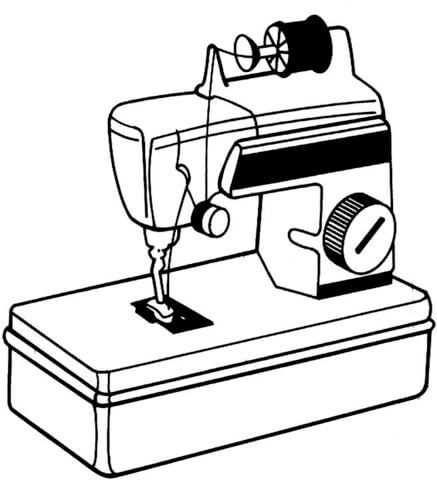437x480 Sewing Machine Clipart Couture