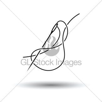 325x325 Sewing Needle With Thread Icon Gl Stock Images