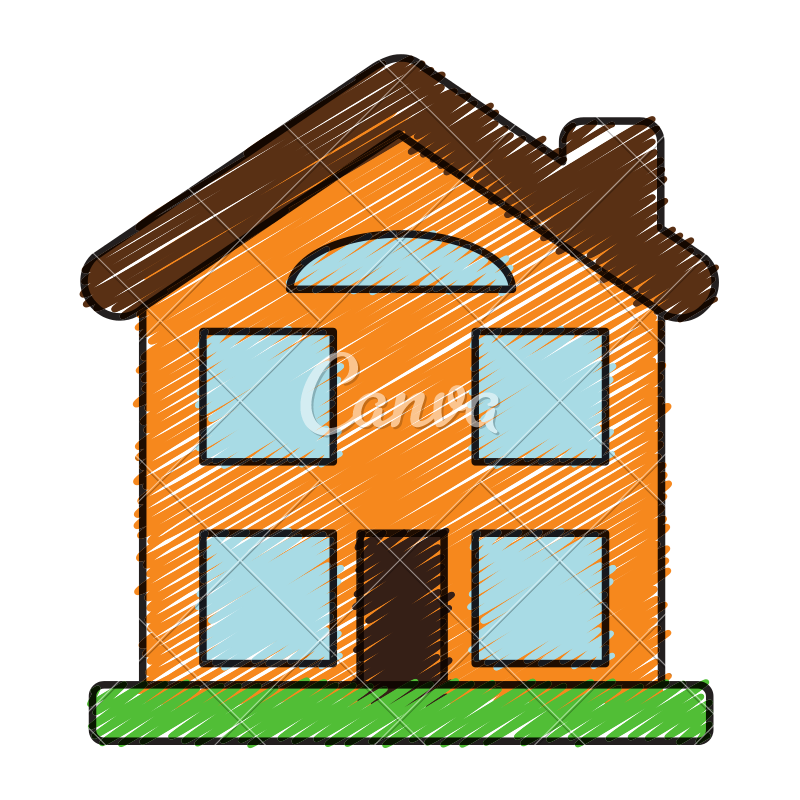 800x800 House Icon Image Drawing Vector Illustration Icon