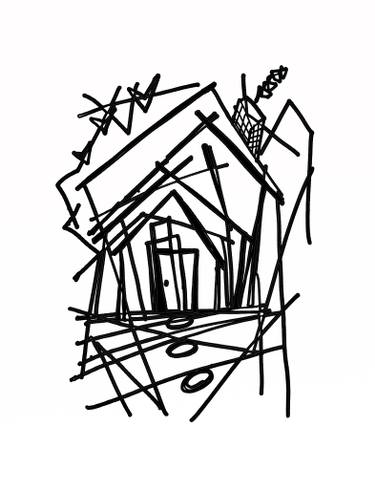 375x489 Original Cubism Home Ink Drawings For Sale Saatchi Art