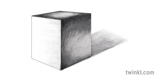 Shaded Cube Drawing | Free download on ClipArtMag