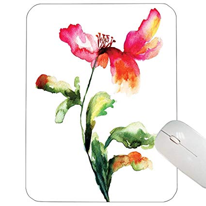 425x425 Watercolor Flower Support Mouse Pad Shaded Single