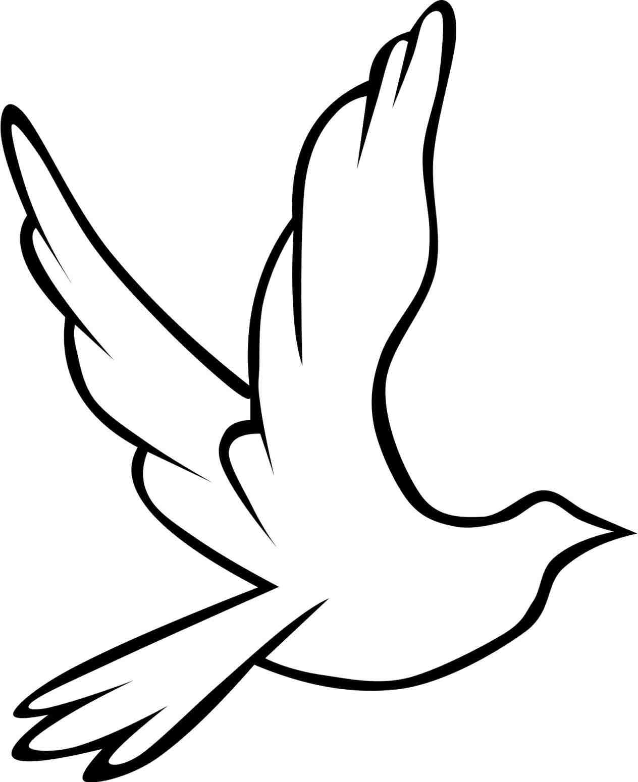 1264x1550 Dove Drawing Shading For Free Download