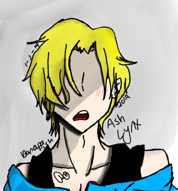 609x654 Bananafiah Ashlynx Fanart Yellow Shading Drawing