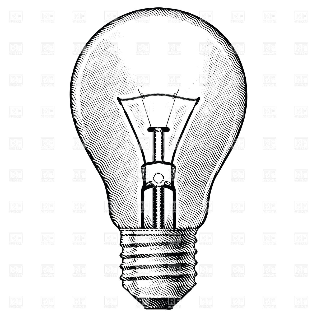 1200x1200 Inspiring Landscape Drawings Lightbulb Collection