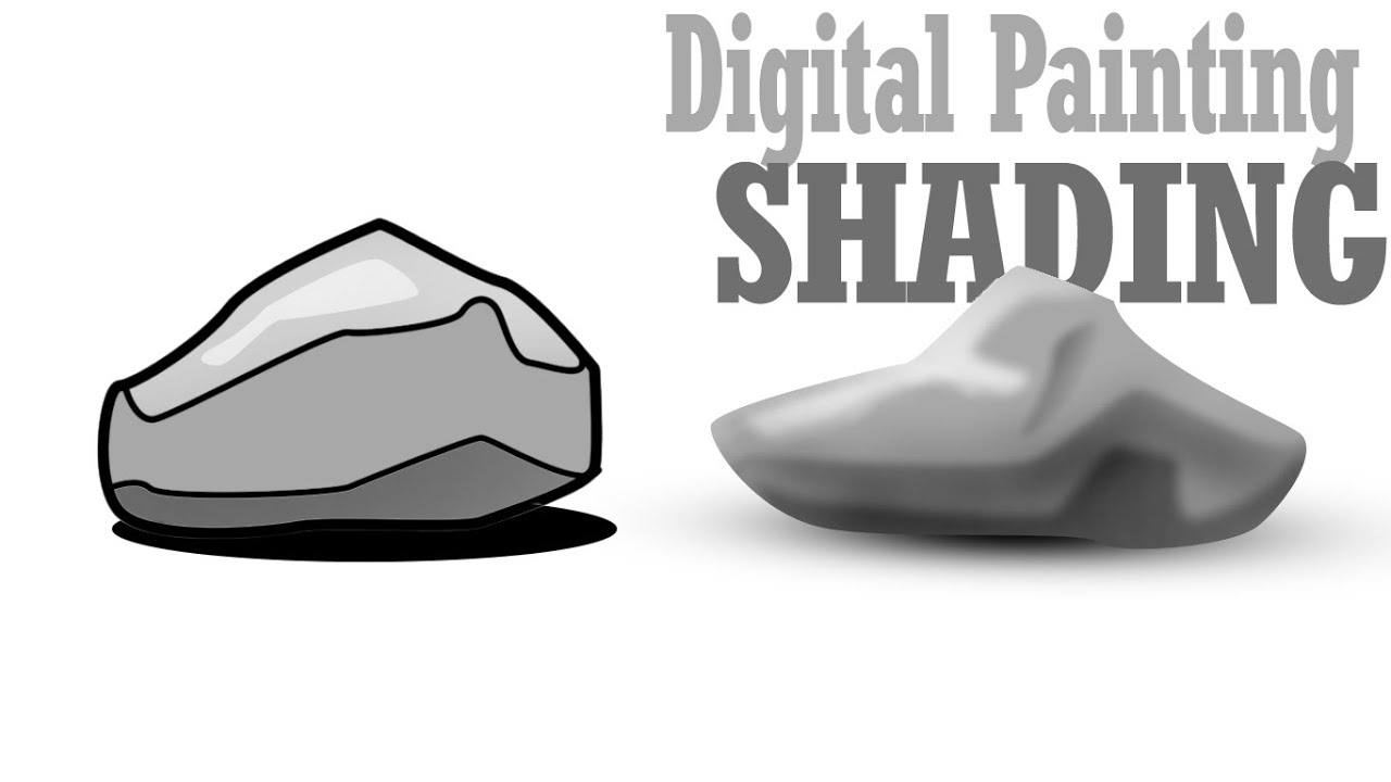 1280x720 Digital Painting Tutorial Basic Shading In Photoshop
