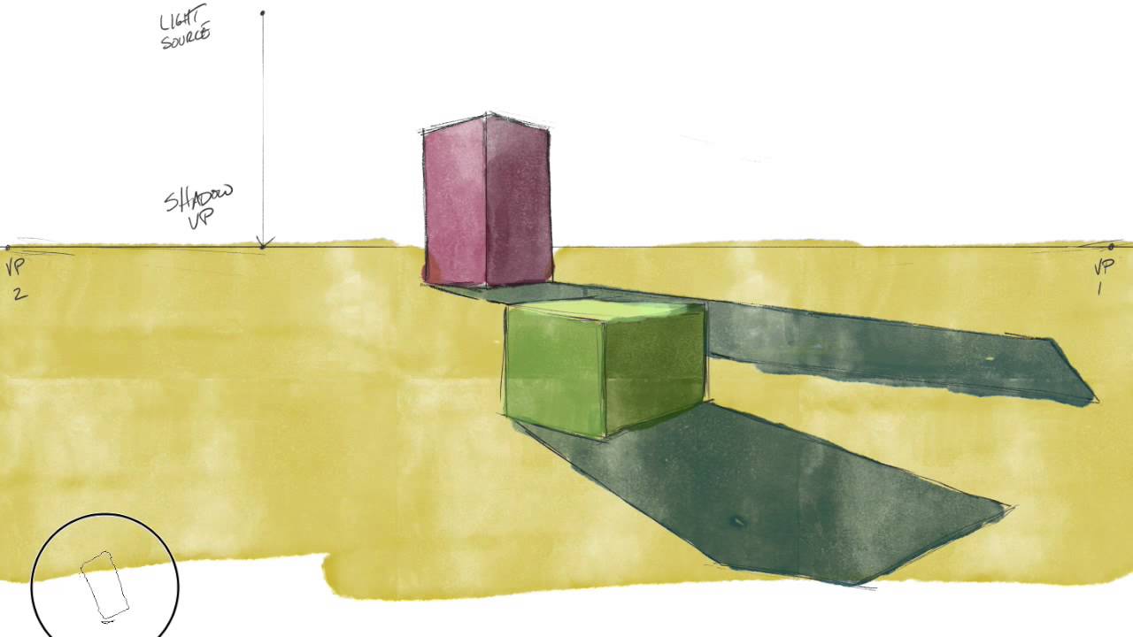 1280x720 How To Draw And Paint Cast Shadows