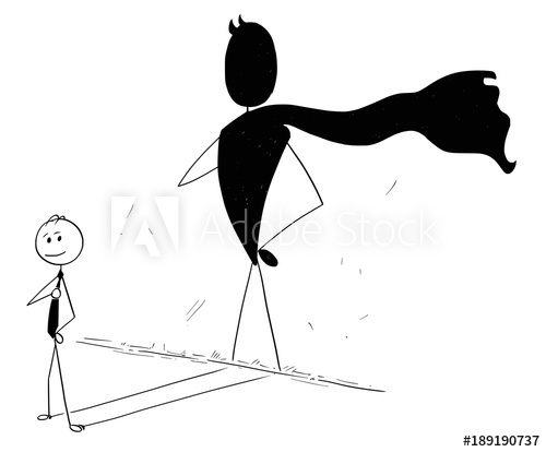500x414 Cartoon Stick Man Drawing Conceptual Illustration Of Businessman