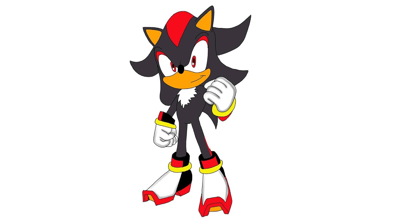 1280x720 How To Draw Sonic Shadow
