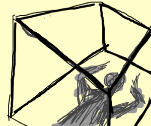 300x250 Man Trying To Escape From This Panel