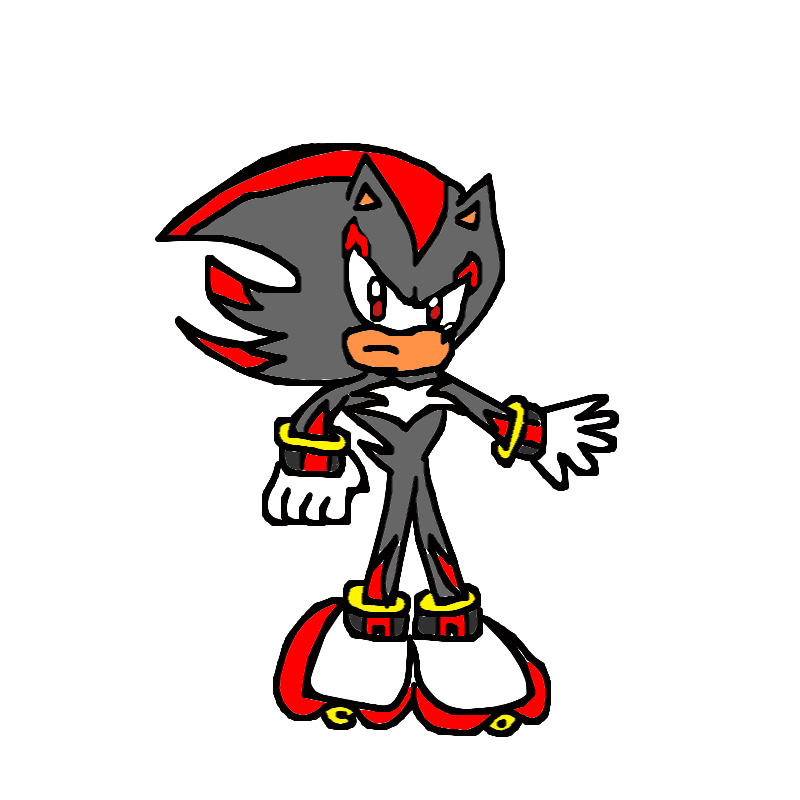 800x800 Shadow The Hedgehog Drawing