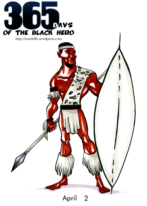 500x700 Shaka Zulu War Sketchpad