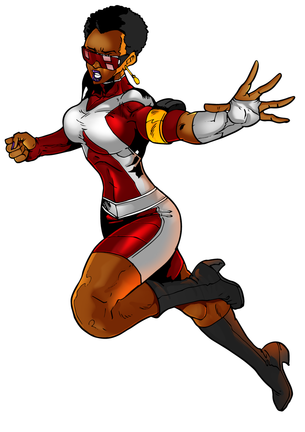 1000x1418 The African Superheroes Tea After Twelve