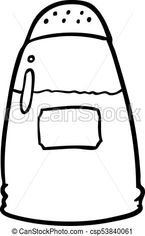 290x470 Line Drawing Of A Salt Shaker