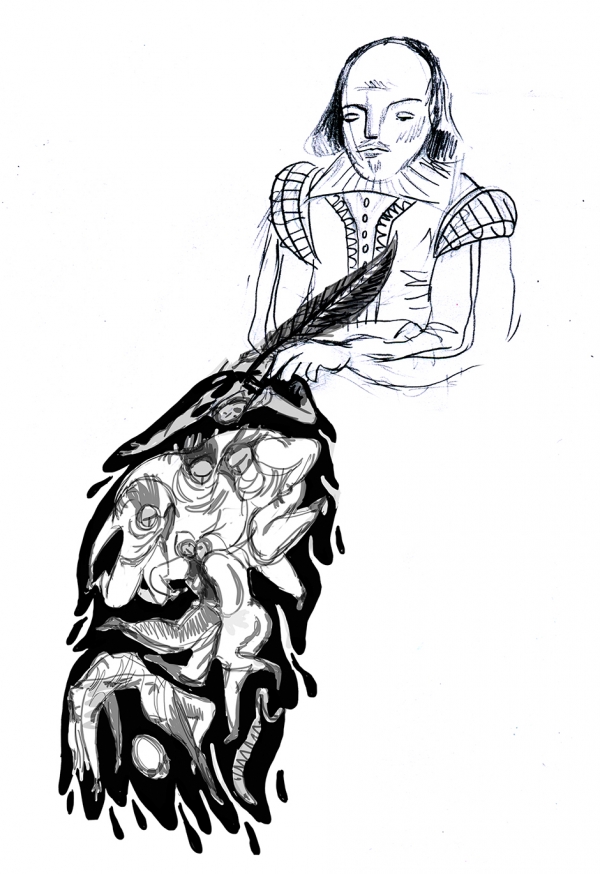 600x874 shakespeare lives in illustration karrie fransman