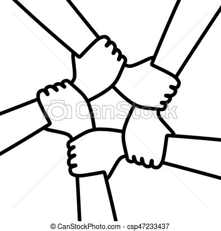 450x470 Photos Shaking Hands Drawing