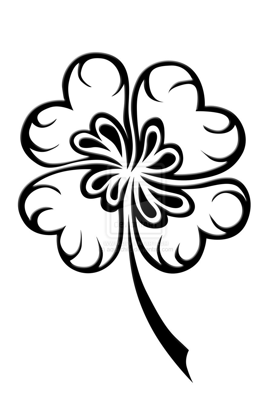 900x1352 Shamrock Tattoos For Girls Drawing Ideas And Designs