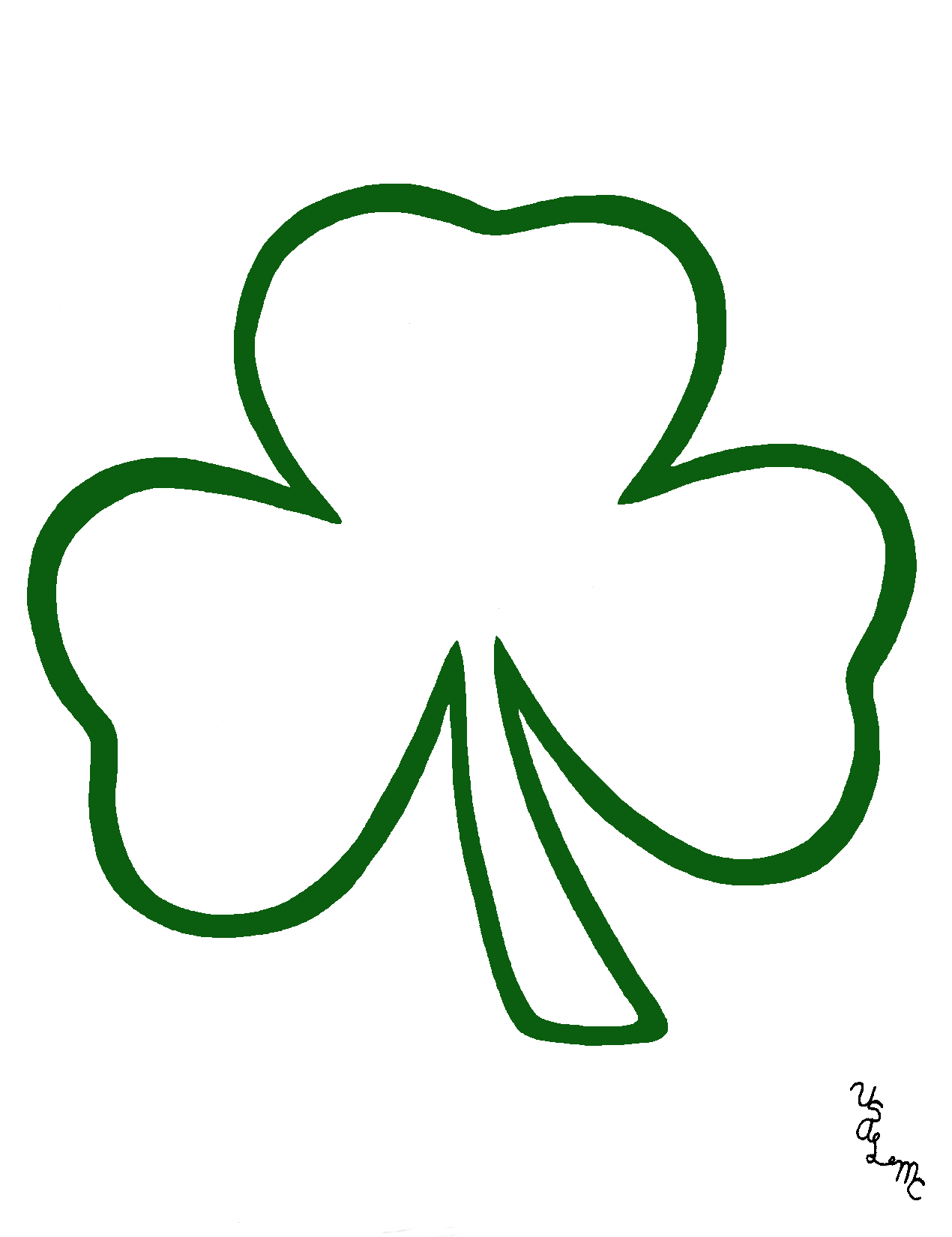 1270x1650 Shamrock Drawing Nice Plastic Surgery Shamrock Logos, Drawings