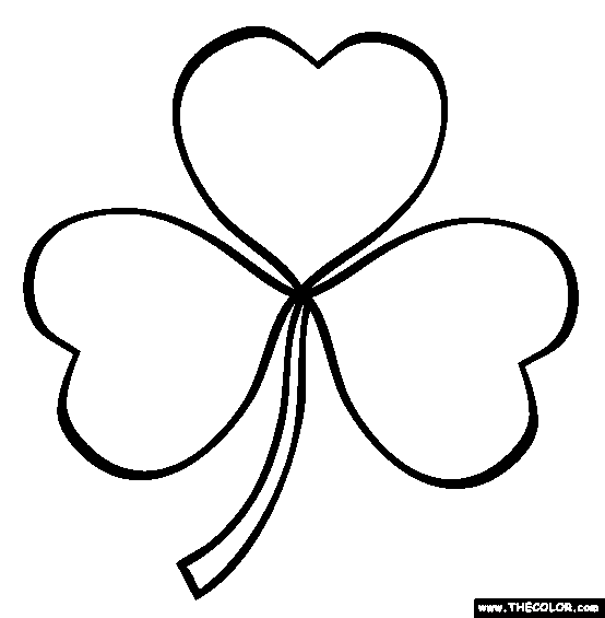 554x565 Shamrock Drawing Free Download