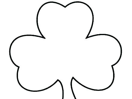 440x330 Shamrocks To Color St Day Drawings Shamrock Shamrock Heights