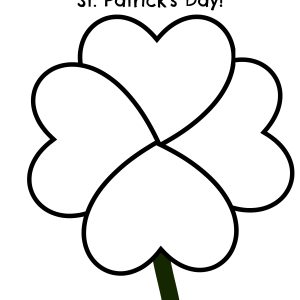 300x300 Easy Way To Draw A Shamrock Archives