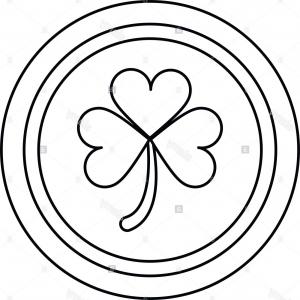 Shamrock Line Drawing | Free download on ClipArtMag