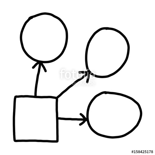 500x500 Hand Of Businessman Drawing Graphics A Symbols Geometric Shapes