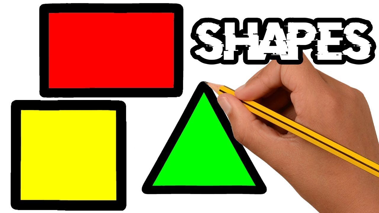 1280x720 learn colors with shapes coloring and drawing learn colors